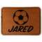 Soccer Leatherette Patches - Rectangle