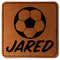Soccer Leatherette Patches - Square