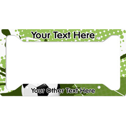 Soccer License Plate Frame - Style A (Personalized)