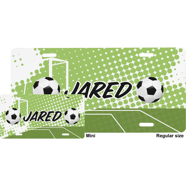 Soccer License Plate (Sizes)
