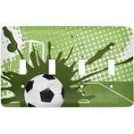 Soccer Light Switch Cover (4 Toggle Plate)