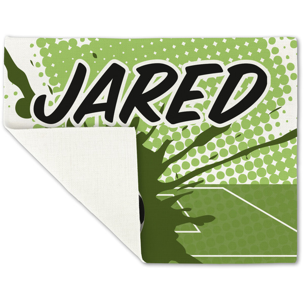 Soccer Linen Placemat - Folded Corner (single side)