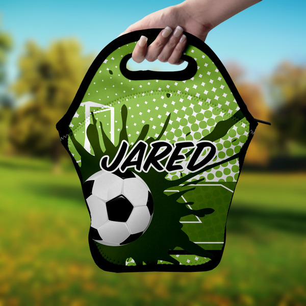 Soccer Lunch Bag - Hand