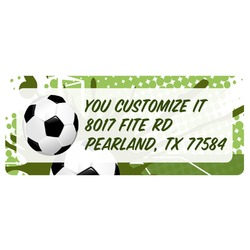 Soccer Return Address Labels (Personalized)