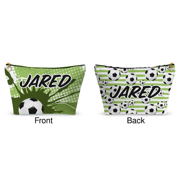 Soccer Makeup Bag (Front and Back)