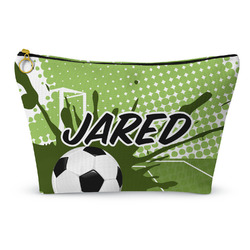Soccer Makeup Bag - Small - 8.5"x4.5" (Personalized)