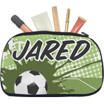 Soccer Makeup / Cosmetic Bag - Medium (Personalized)