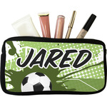 Soccer Makeup / Cosmetic Bag - Small (Personalized)