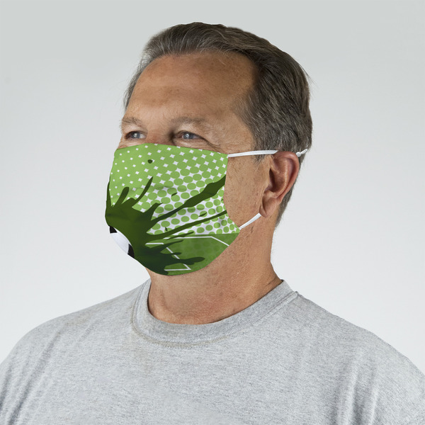 Soccer Mask - Quarter View on Guy