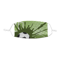 Soccer Kid's Cloth Face Mask - XSmall