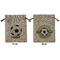 Soccer Medium Burlap Gift Bag - Front & Back (Personalized)