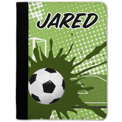 Soccer Notebook Padfolio - Medium w/ Name or Text
