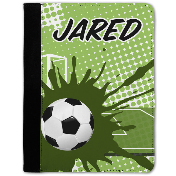Custom Soccer Notebook Padfolio - Medium w/ Name or Text