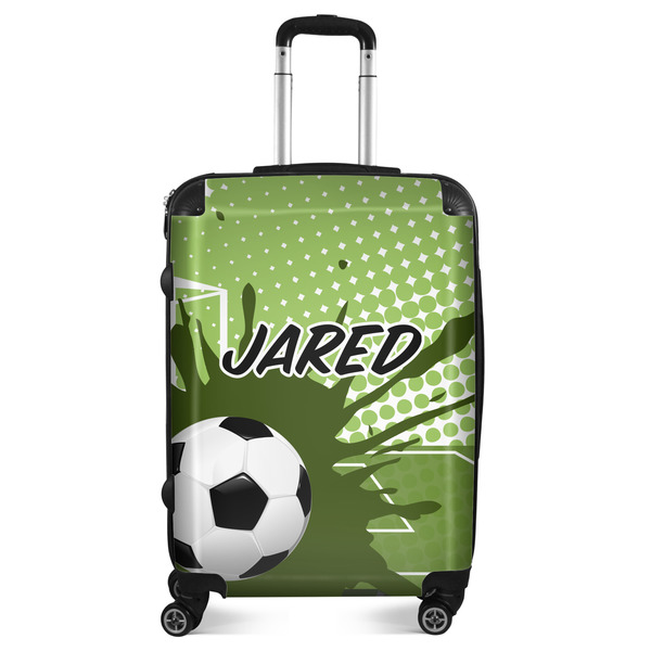 Custom Soccer Suitcase - 24" Medium - Checked (Personalized)