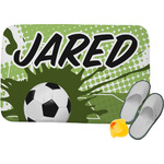 Soccer Memory Foam Bath Mat - 24"x17" (Personalized)