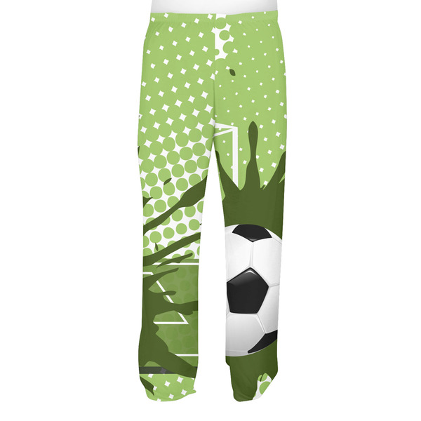 Soccer Men's Pjs Back - on model