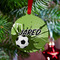 Soccer Metal Ball Ornament - Lifestyle