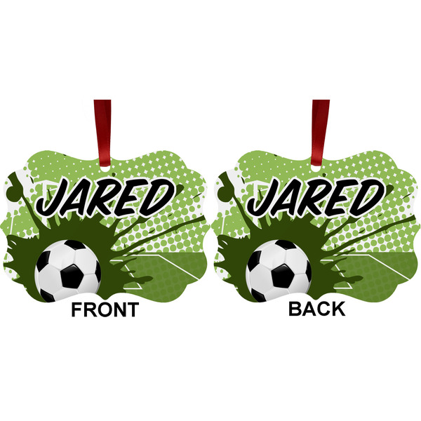 Soccer Metal Benilux Ornament - Front and Back (APPROVAL)