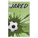 Soccer Microfiber Golf Towel - Large (Personalized)