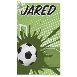 Soccer Microfiber Golf Towel - Large (Personalized)