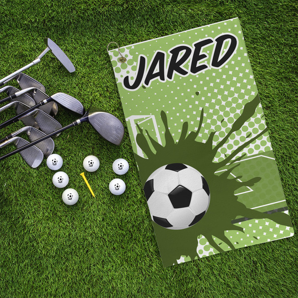 Soccer Microfiber Golf Towels - LIFESTYLE