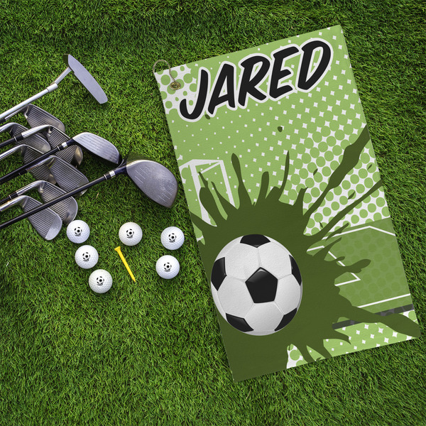 Soccer Microfiber Golf Towels - LIFESTYLE