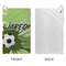 Soccer Microfiber Golf Towels - Small - APPROVAL