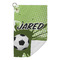 Soccer Microfiber Golf Towels Small - FRONT FOLDED