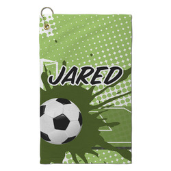 Soccer Microfiber Golf Towel - Small (Personalized)