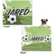 Soccer Microfleece Dog Blanket - Large- Front & Back