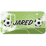 Soccer Mini/Bicycle License Plate (2 Holes) (Personalized)