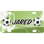 Soccer Mini / Bicycle License Plate (4 Holes) (Personalized)