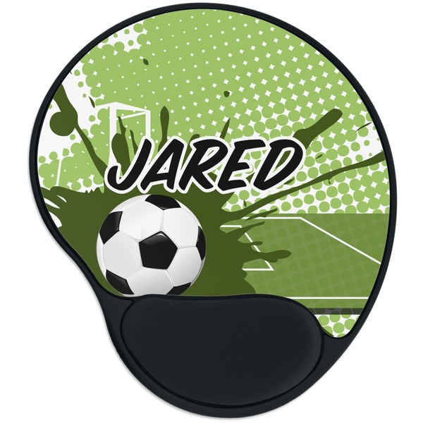 Custom Soccer Mouse Pad with Wrist Support