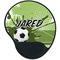 Soccer Mouse Pad with Wrist Support - Main