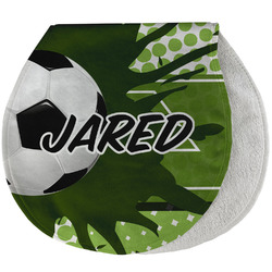 Soccer Burp Pad - Velour w/ Name or Text