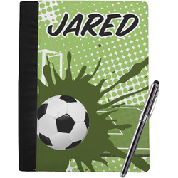 Soccer Notebook Padfolio - Large w/ Name or Text