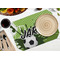 Soccer Octagon Placemat - Single front (LIFESTYLE) Flatlay