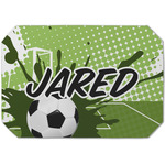 Soccer Dining Table Mat - Octagon (Single-Sided) w/ Name or Text