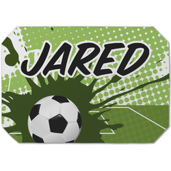 Soccer Dining Table Mat - Octagon (Single-Sided) w/ Name or Text