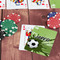 Soccer On Table with Poker Chips