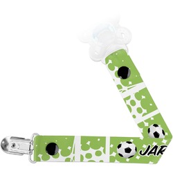 Soccer Pacifier Clip (Personalized)