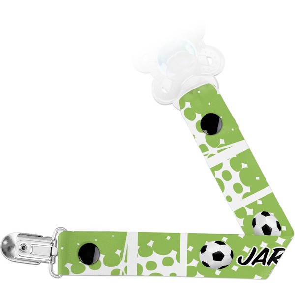 Custom Soccer Pacifier Clip (Personalized)