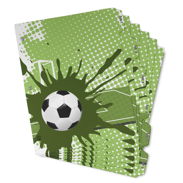 Custom Soccer Binder Tab Divider - Set of 6 (Personalized)
