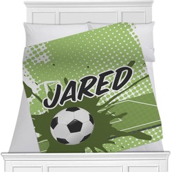 Soccer Minky Blanket (Personalized)