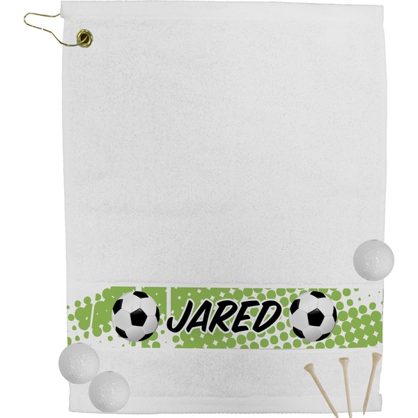 Custom Soccer Golf Bag Towel (Personalized)