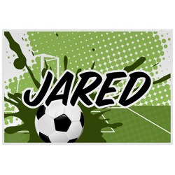 Soccer Laminated Placemat w/ Name or Text