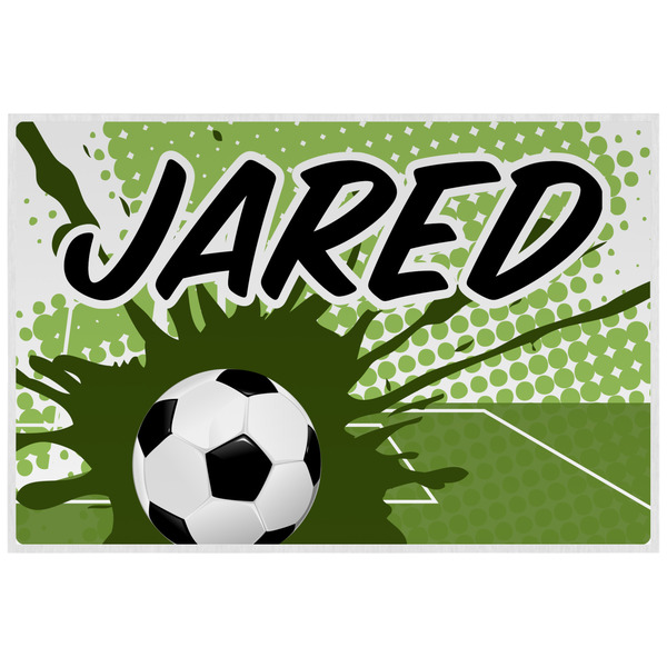 Custom Soccer Laminated Placemat w/ Name or Text