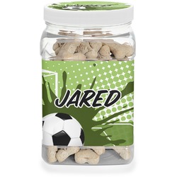 Soccer Dog Treat Jar (Personalized)