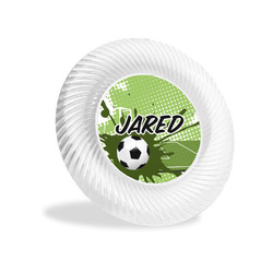 Soccer Plastic Party Appetizer & Dessert Plates - 6" (Personalized)