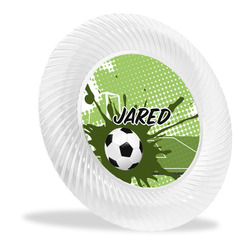 Soccer Plastic Party Dinner Plates - 10" (Personalized)